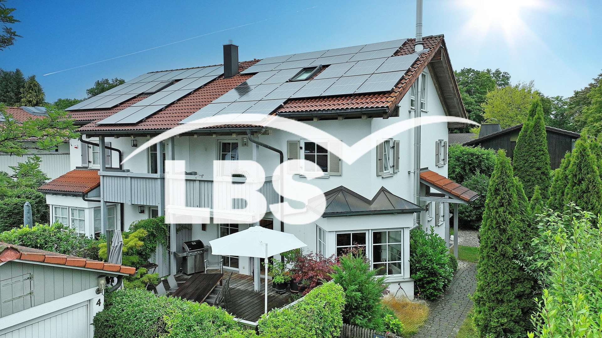 Ansicht Wohngebäude - Doppelhaushälfte in 82041 Deisenhofen mit 174m² kaufen