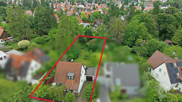 Grundstücksansicht - Einfamilienhaus in 80689 München mit 86m² kaufen