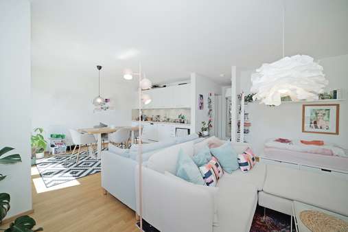 Wohn-Schlafbereich - Etagenwohnung in 81379 München mit 48m² kaufen