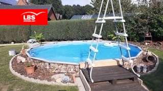 Pool im Garten - Einfamilienhaus in 26897 Esterwegen mit 125m² günstig kaufen