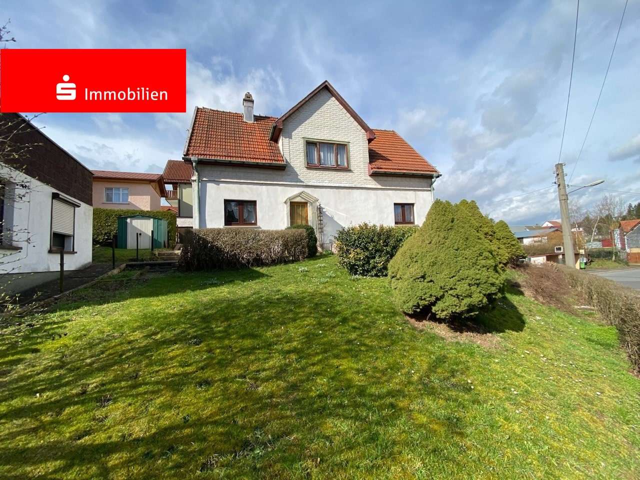 Garten und Haus Südseite - Einfamilienhaus in 99880 Waltershausen mit 110m² kaufen