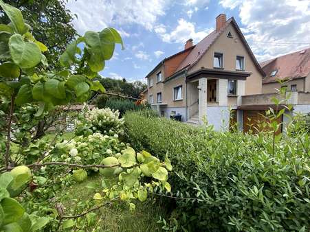 Straßenansicht - Doppelhaushälfte in 99880 Waltershausen mit 110m² kaufen