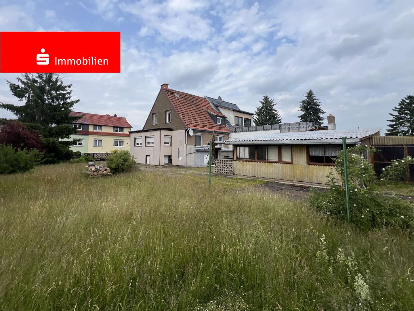 Gartenansicht Gartenansicht - Doppelhaushälfte in 99192 Nesse-Apfelstädt mit 85m² kaufen