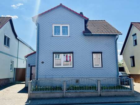 Straßenansicht - Einfamilienhaus in 99880 Hörselgau mit 128m² kaufen