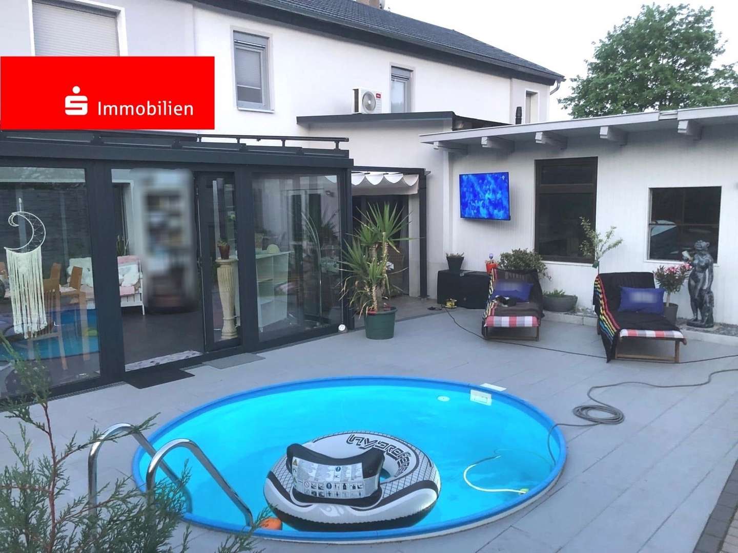 Poolterrasse - Doppelhaushälfte in 99894 Friedrichroda mit 150m² kaufen