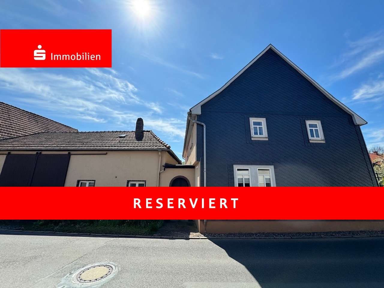 Eingang/Zufahrt Grundstück Eingang/Zufahrt Grundstück - Einfamilienhaus in 99880 Waltershausen mit 108m² kaufen