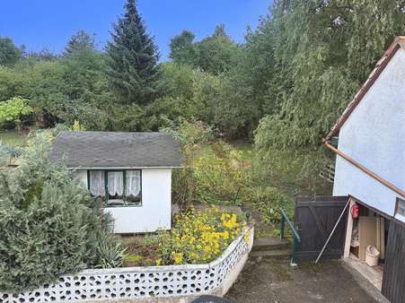 Blick in den Garten Blick in den Garten - Einfamilienhaus in 99869 Nessetal mit 153m² kaufen