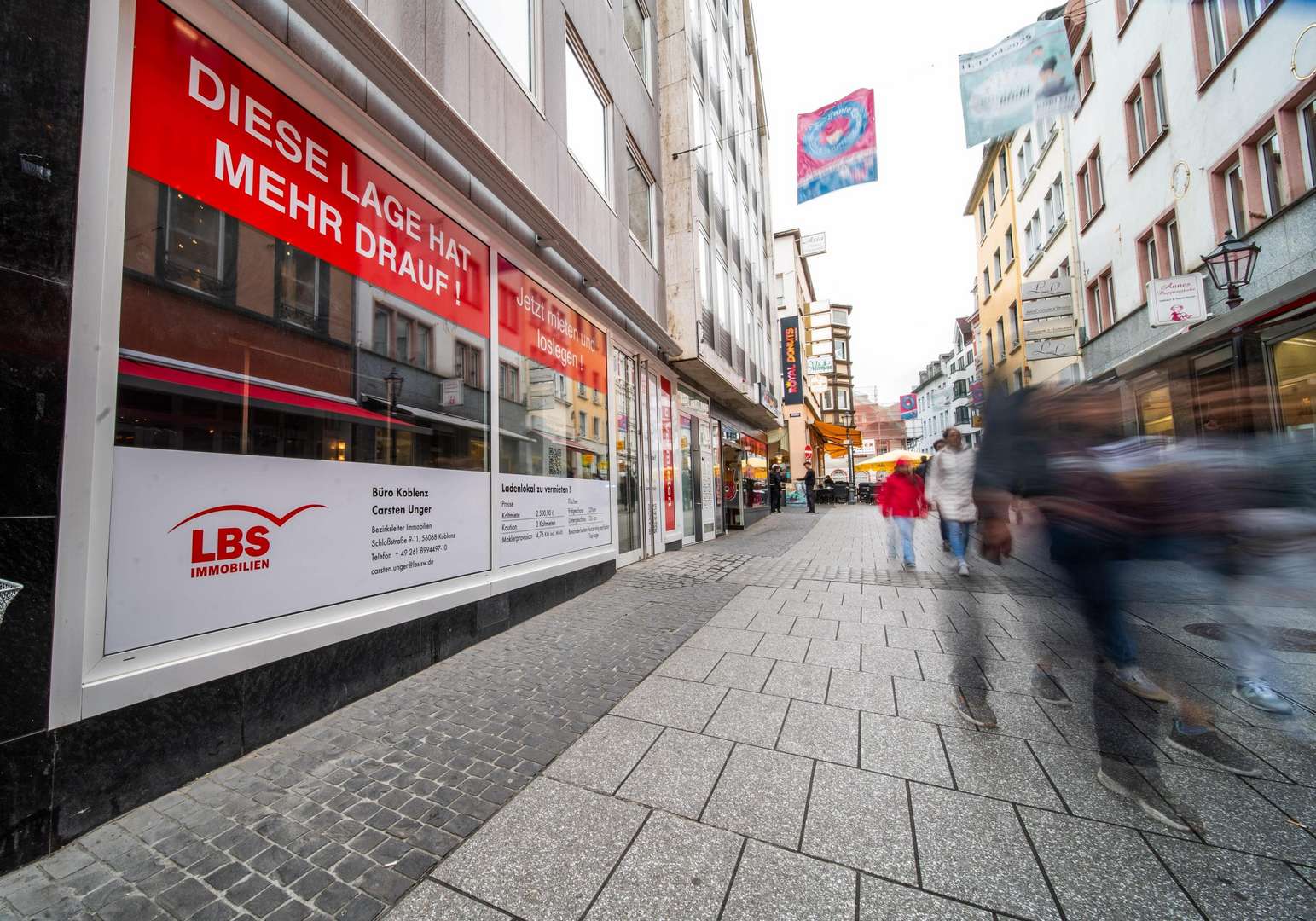 In der belebten Marktstraße In der belebten Marktstraße - Ladenlokal in 56068 Koblenz mit 261m² mieten