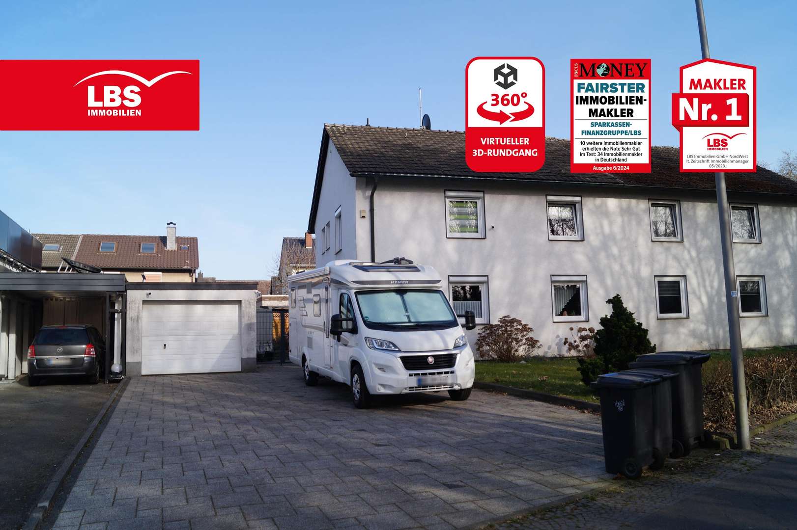 Außenansicht - Doppelhaushälfte in 44892 Bochum mit 120m² kaufen