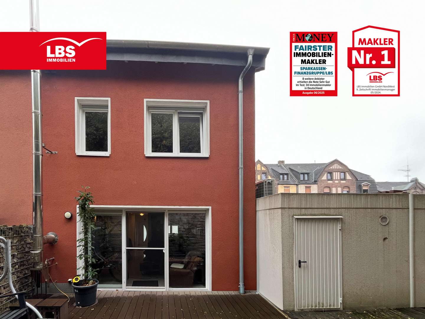 Rückseite Rückseite - Reihenendhaus in 58455 Witten mit 147m² kaufen