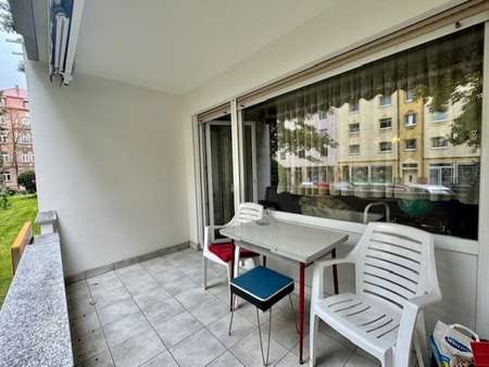 Balkonansicht Balkonansicht - Erdgeschosswohnung in 90409 Nürnberg mit 58m² kaufen