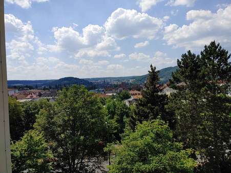 Aussicht Loggia - Etagenwohnung in 97688 Bad Kissingen mit 75m² kaufen