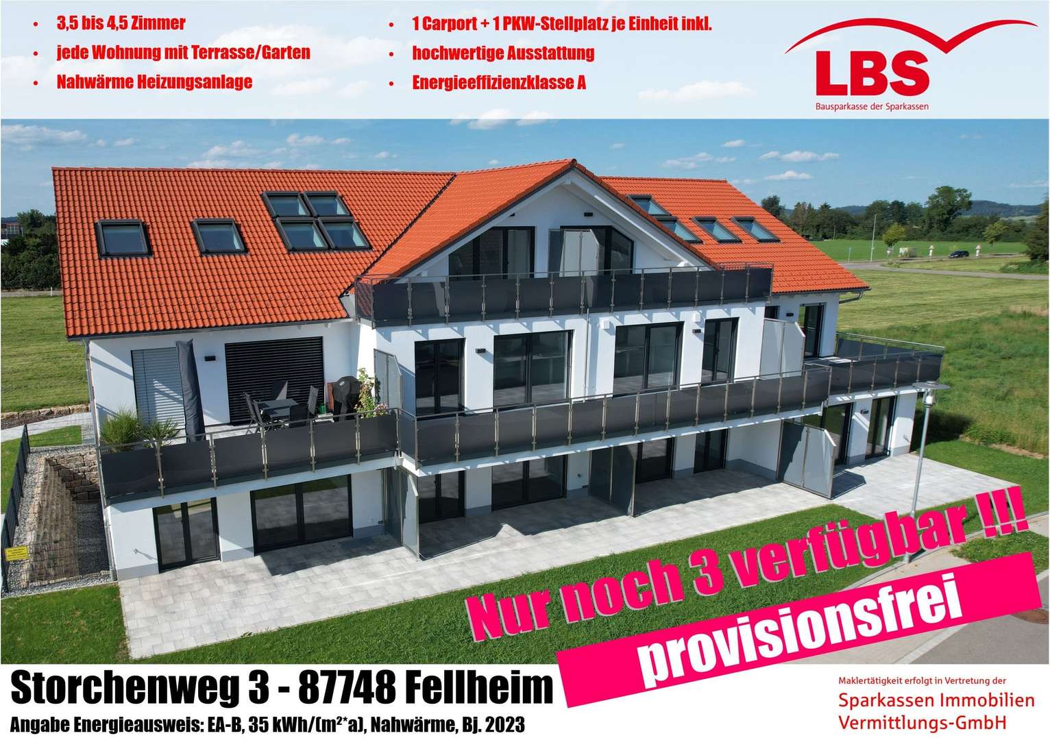 10303OH3 - Erdgeschosswohnung in 87748 Fellheim mit 122m² kaufen