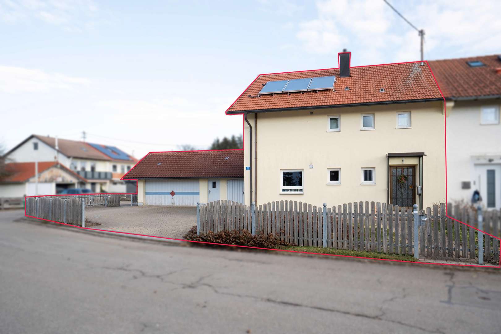Außenansicht 1 - Doppelhaushälfte in 87493 Lauben mit 127m² kaufen