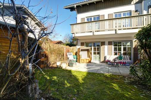 Gartenansicht - Reiheneckhaus in 82467 Garmisch-Partenkirchen mit 142m² kaufen