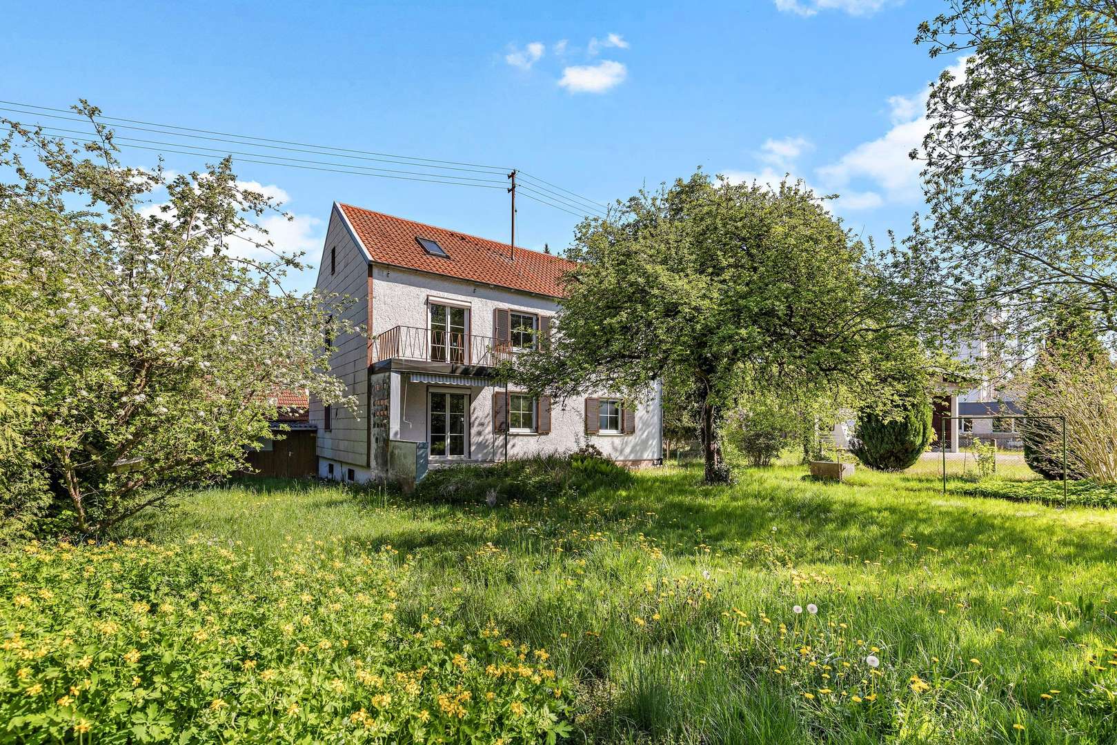 Außenaufnahme Südseite - Zweifamilienhaus in 86356 Neusäß mit 147m² kaufen