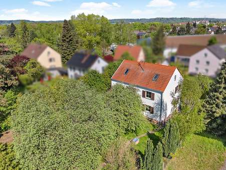 Drohnenaufnahme - Zweifamilienhaus in 86356 Neusäß mit 147m² kaufen