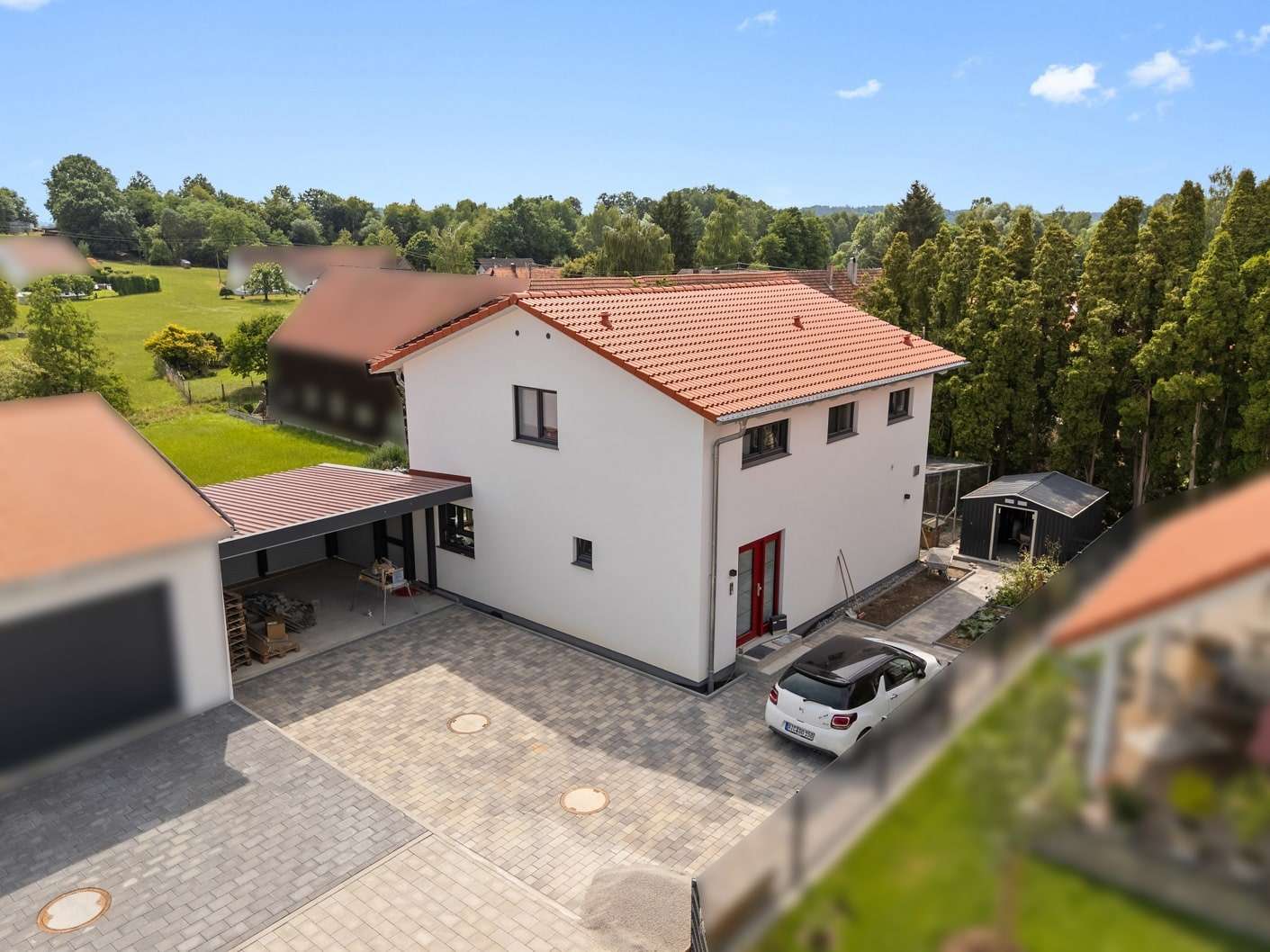 Drohnenaufnahme - Einfamilienhaus in 86424 Dinkelscherben mit 135m² kaufen