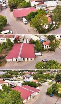 Draufsicht aus diversen Himmelsrichtungen. - Halle in 84061 Ergoldsbach mit 64m² kaufen