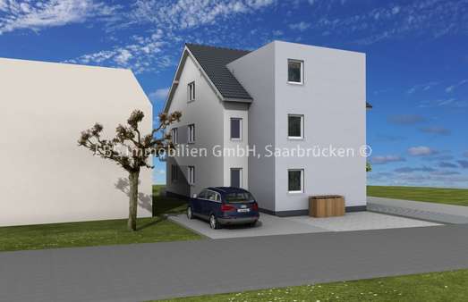 Straßenansicht - Etagenwohnung in 66809 Nalbach mit 98m² kaufen