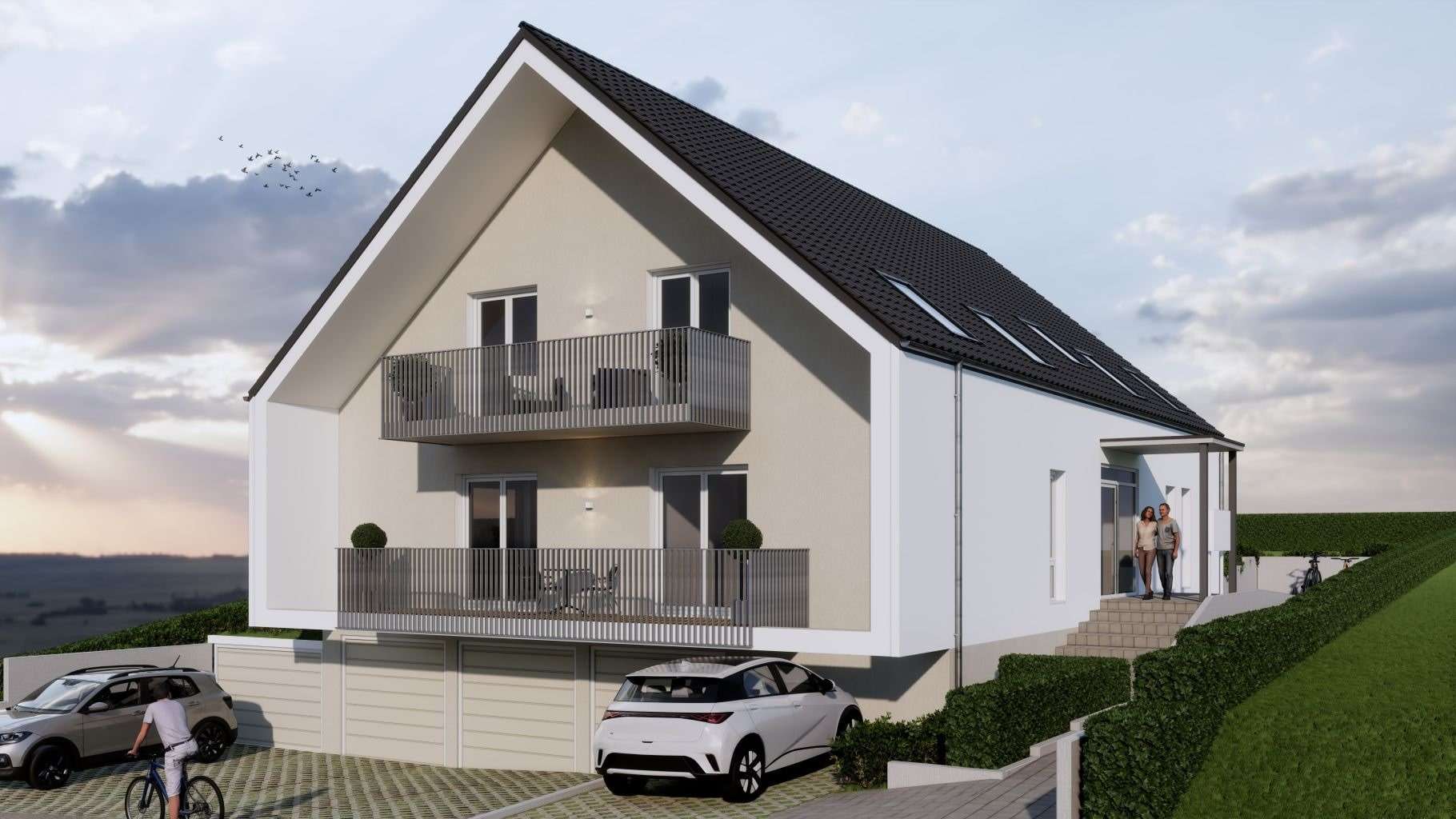 Ansicht 2 Ansicht 2 - Erdgeschosswohnung in 66663 Merzig mit 74m² kaufen