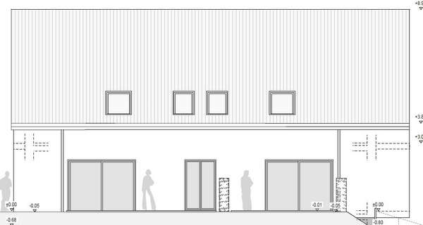 Ansicht West Ansicht West - Dachgeschosswohnung in 66663 Merzig mit 60m² kaufen