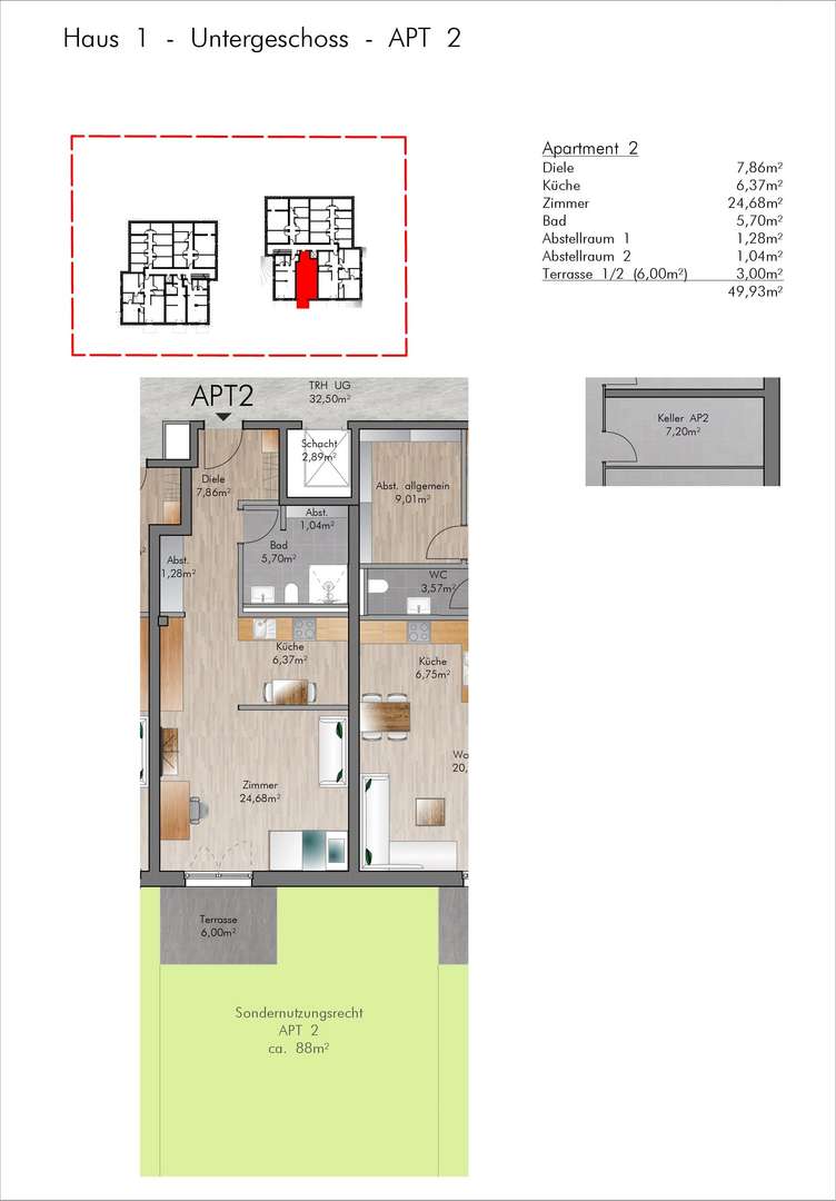 Appartement in 66687 Wadern mit 49m² kaufen