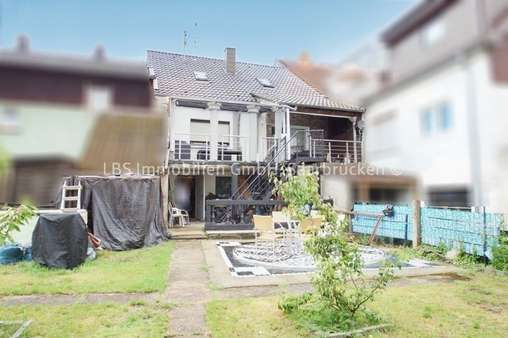 Ansicht hinten - Reihenmittelhaus in 66839 Schmelz mit 130m² kaufen