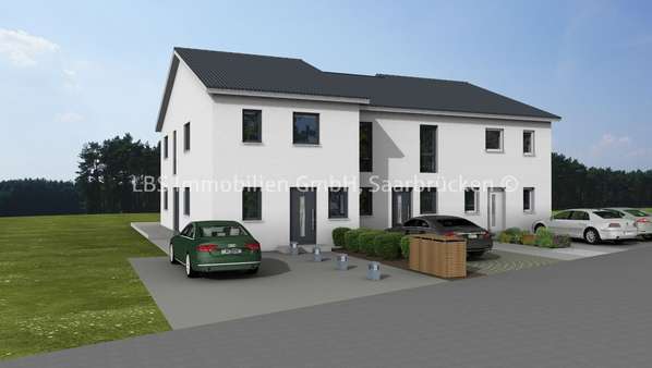 Straßenansicht Straßenansicht - Reihenmittelhaus in 66809 Nalbach mit 119m² kaufen