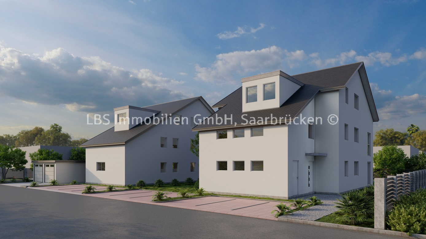 Straßenansicht von Rechts - Erdgeschosswohnung in 66740 Saarlouis mit 115m² kaufen