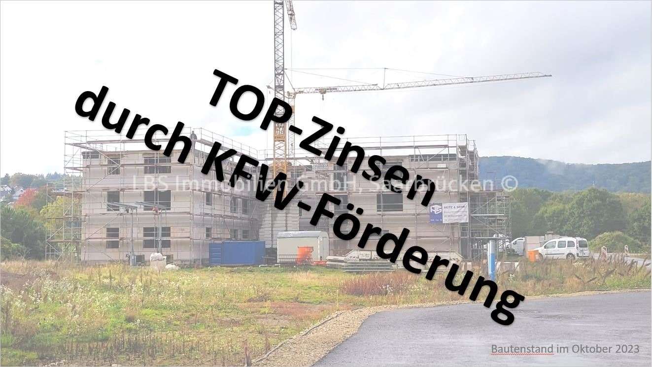 Baufortschritt Oktober 2023 - Appartement in 54329 Konz mit 76m² kaufen