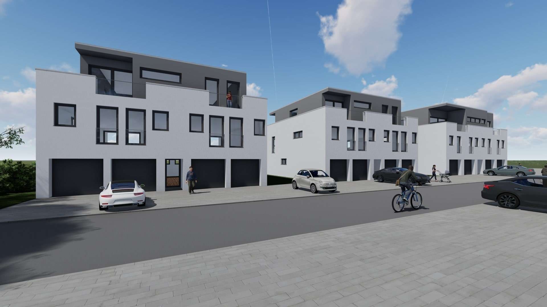 Gebäude F - Aussenansicht - Etagenwohnung in 54329 Konz mit 78m² kaufen