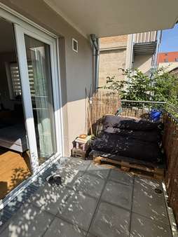 Balkon Balkon - Erdgeschosswohnung in 96052 Bamberg mit 50m² mieten