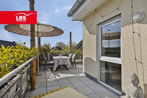 Traumhafte Maisonette Wohnung mit zwei Terrassen in Südlage, sucht Sie!