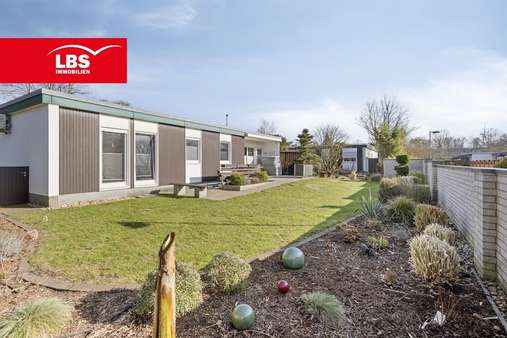 Rückseite mit Garten Rückseite mit Garten - Bungalow in 46286 Dorsten mit 130m² kaufen