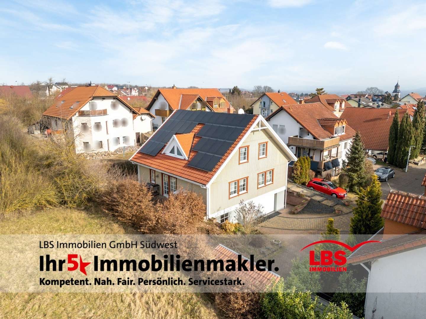 Außenansicht Feldrandlage - Einfamilienhaus in 55288 Partenheim mit 174m² kaufen