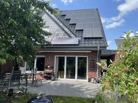 Rückansicht - Doppelhaushälfte in 48301 Nottuln mit 153m² kaufen