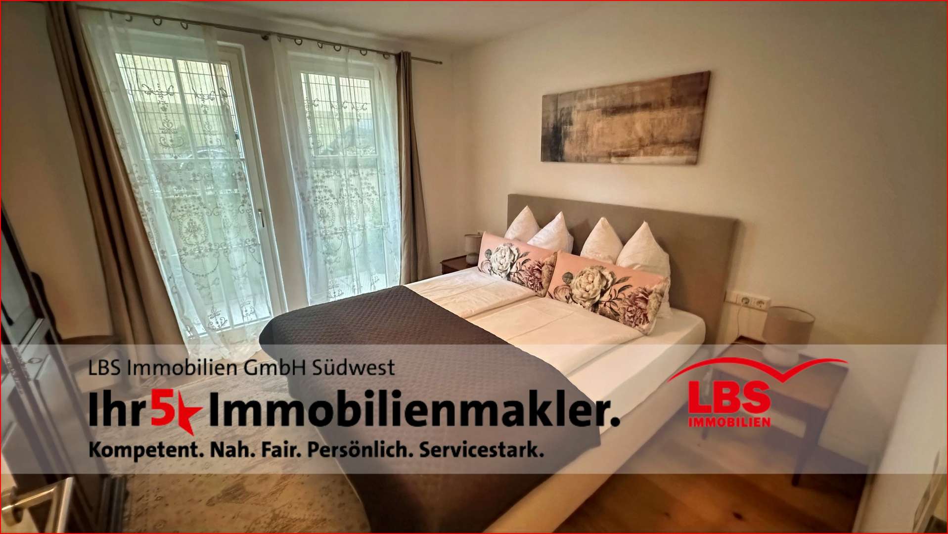 Schlafzimmer_Moos - Erdgeschosswohnung in 77723 Gengenbach mit 54m² kaufen