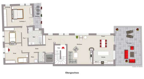 1. Obergeschoss - Terrassen-Wohnung in 77723 Gengenbach mit 147m² kaufen