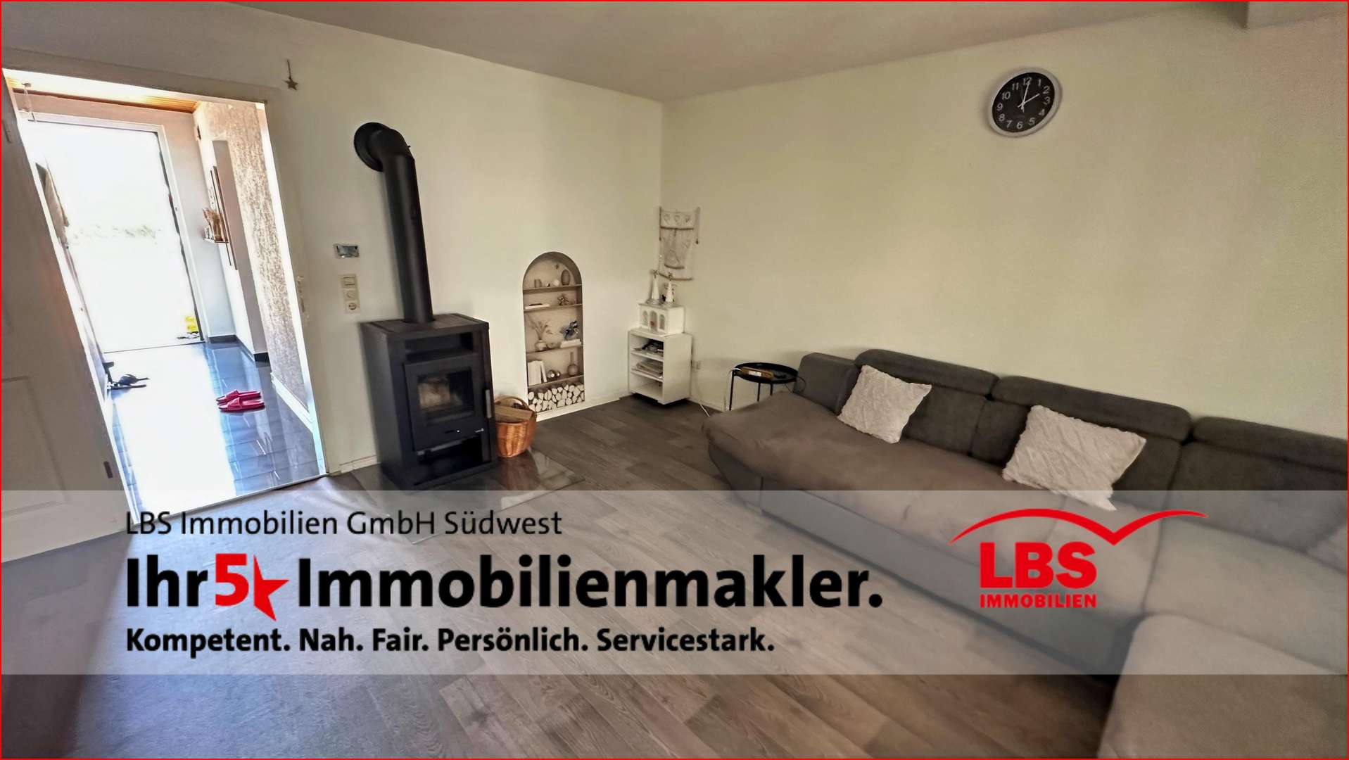 Wohnzimmer Wohnzimmer - Reihenmittelhaus in 77656 Offenburg mit 100m² kaufen