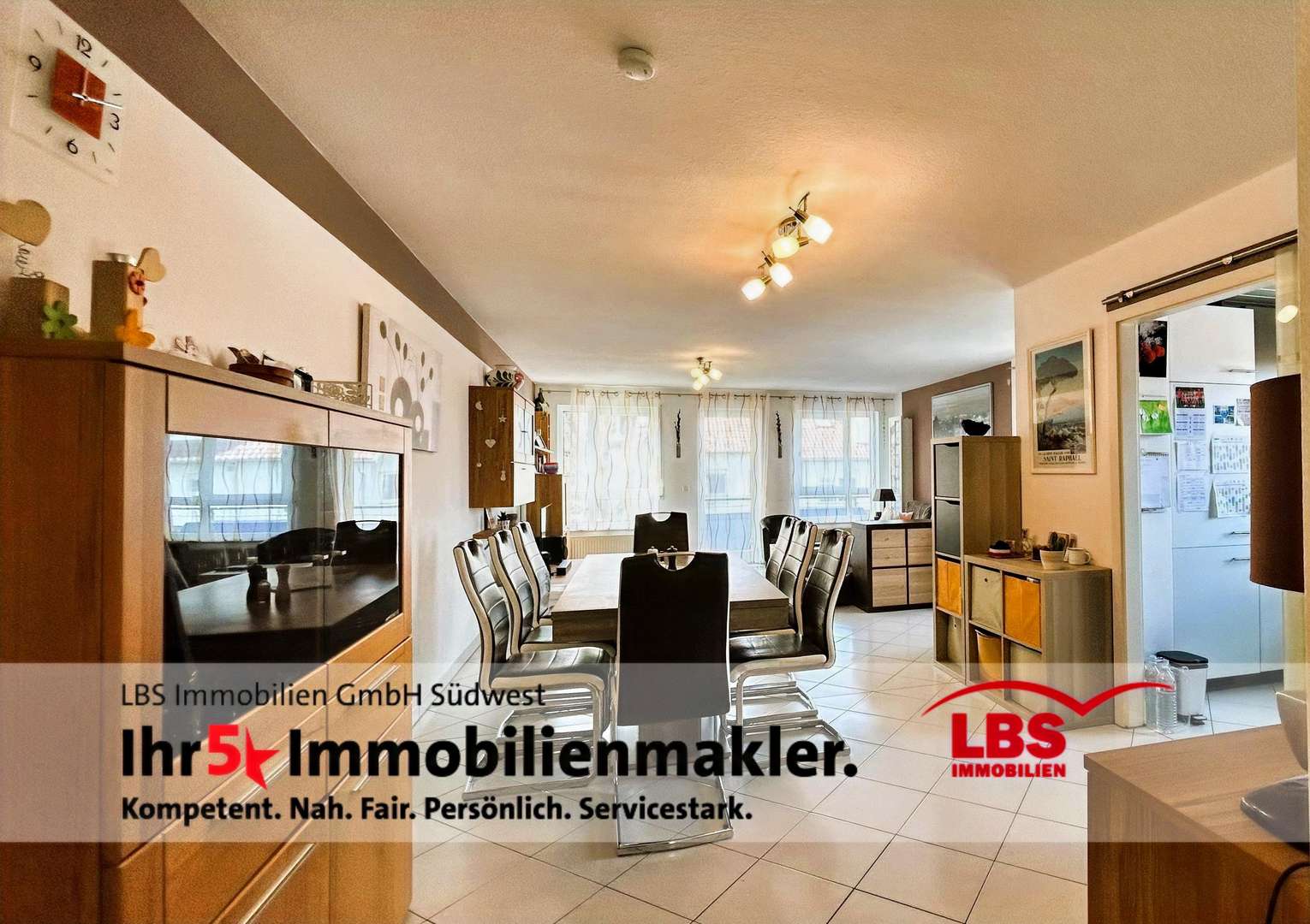 Eleganter Wohn-/Essbereich - Etagenwohnung in 71106 Magstadt mit 106m² kaufen
