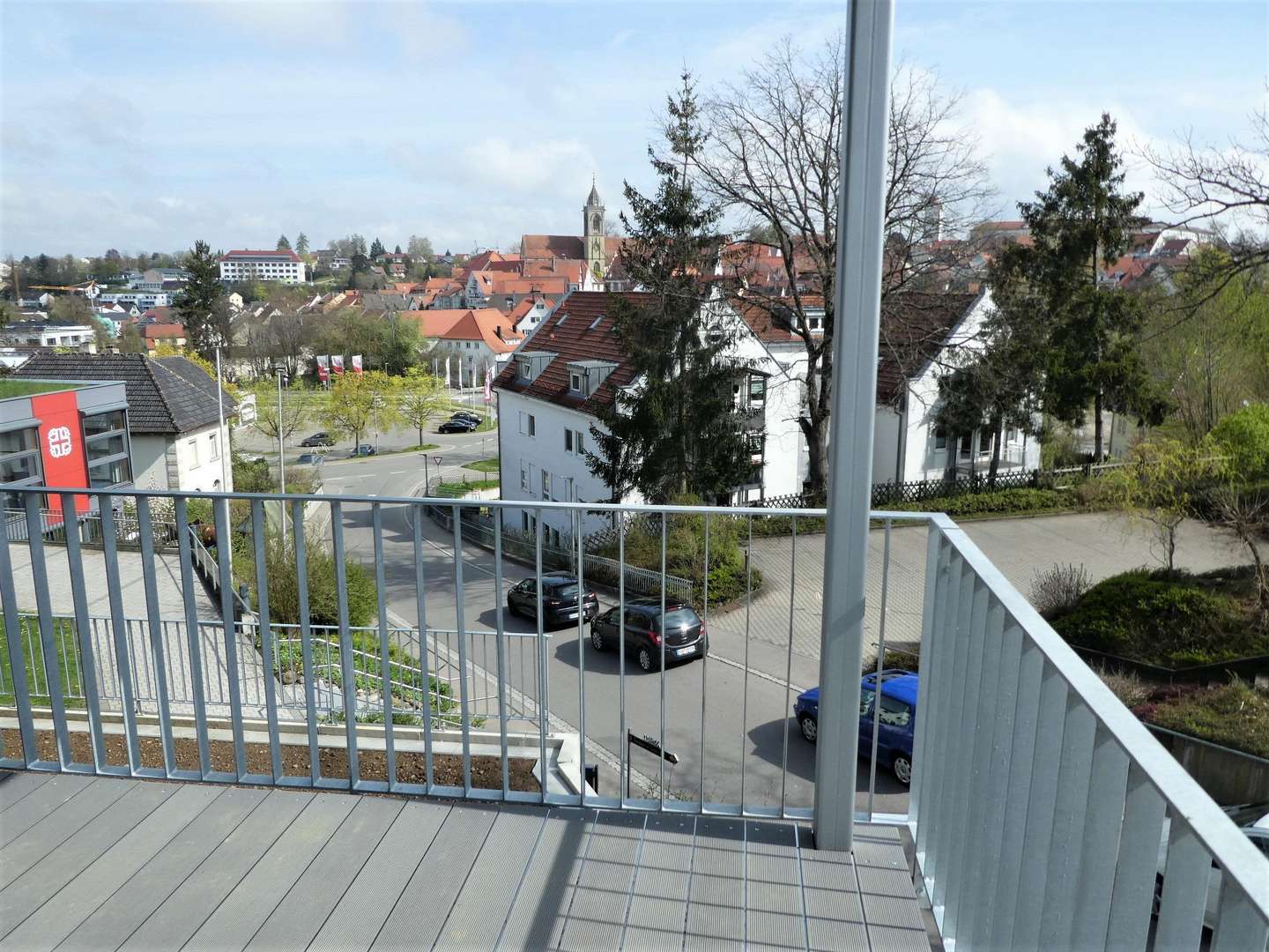 Blick vom großen Balkon