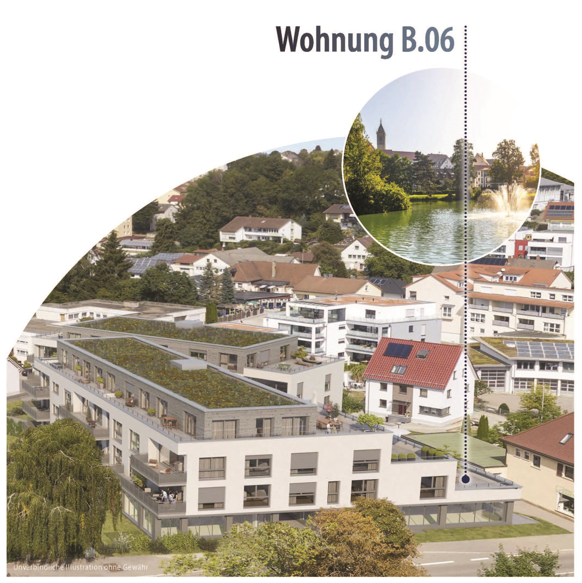 Wohnung B.06 - Gesamtansicht - Etagenwohnung in 88630 Pfullendorf mit 171m² mieten