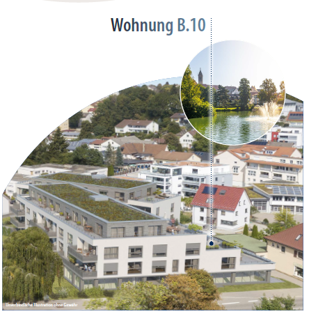 B.10 Lage Gesamtansicht - Etagenwohnung in 88630 Pfullendorf mit 120m² mieten