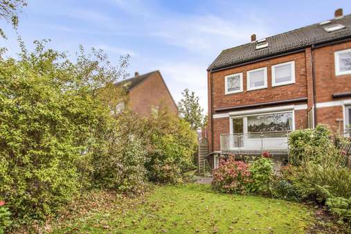 Rückansicht Rückansicht - Reihenendhaus in 28259 Bremen mit 73m² kaufen