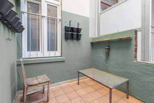 Loggia Loggia - Erdgeschosswohnung in 28201 Bremen mit 43m² kaufen