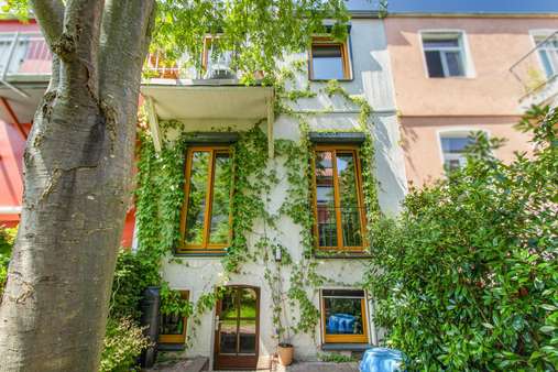 Rückansicht Rückansicht - Reihenmittelhaus in 28215 Bremen mit 76m² kaufen
