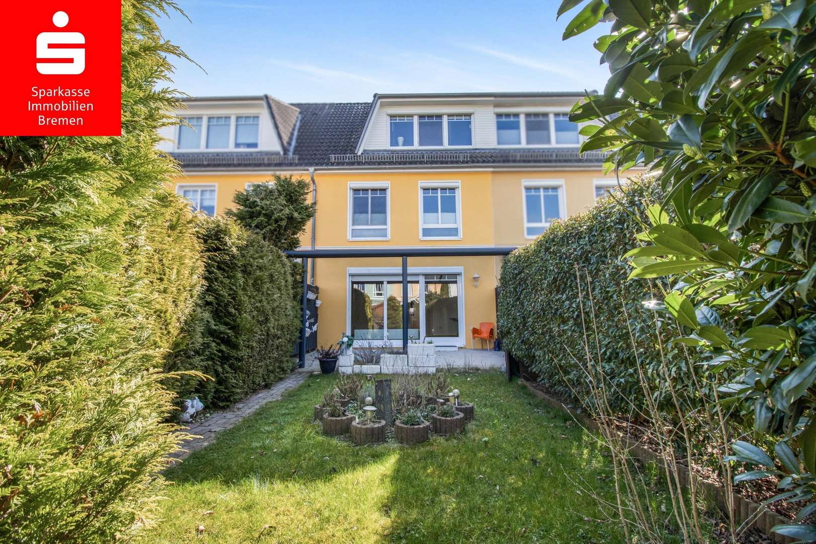 Rückansicht - Reihenmittelhaus in 28279 Bremen mit 124m² kaufen