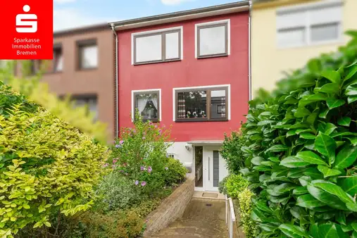 Bremen-Walle-Westend: Schönes Reihenmittelhaus / Auch als Zweiparteienhaus nutzbar