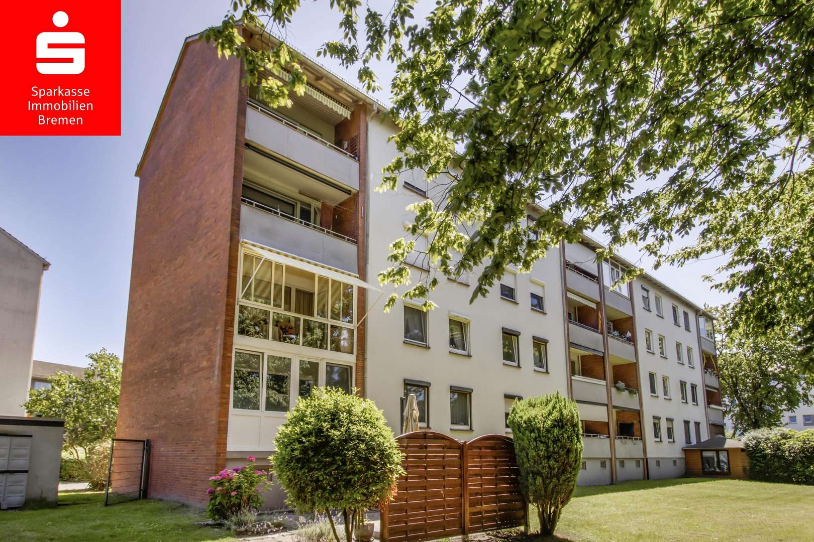 Rückansicht Rückansicht - Etagenwohnung in 28259 Bremen mit 69m² kaufen